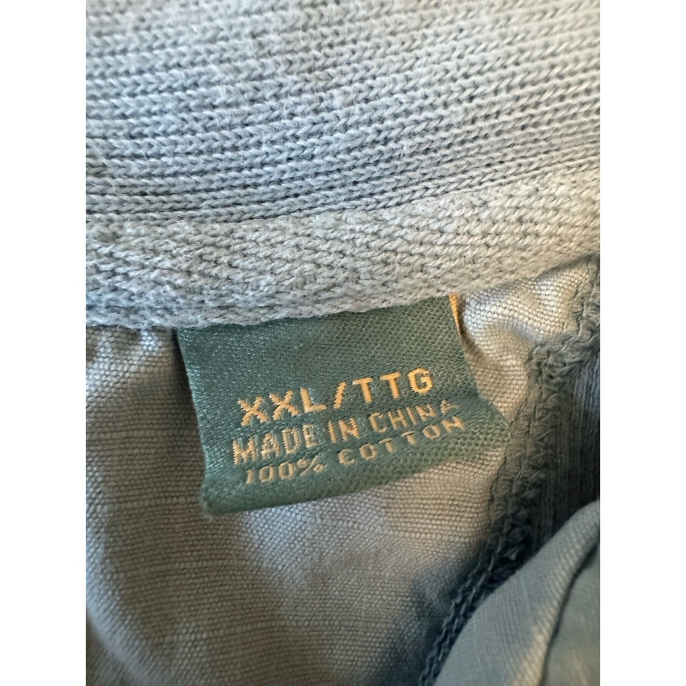 TOMMY BAHAMA Men's Long Sleeve Pullover Size XXL Relax Quarter Zip 100% Cotton - Picture 4 of 4